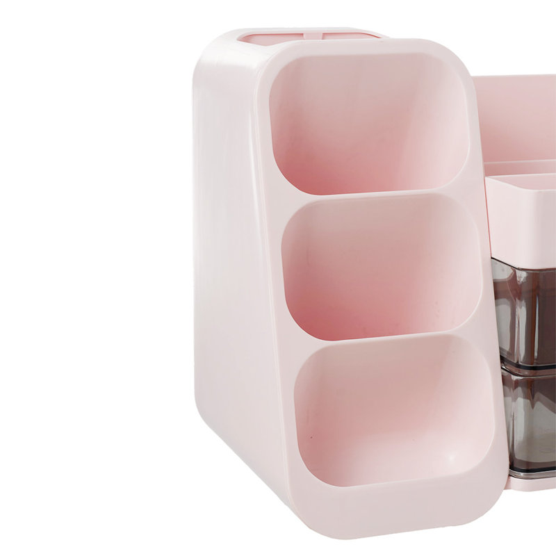 Plastic / Acrylic Makeup Organiser, Pink