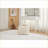 Ottoman Modern Knot Design Comfortable Seat for Living Room, Bedroom | Beige | Chenille-1191467366