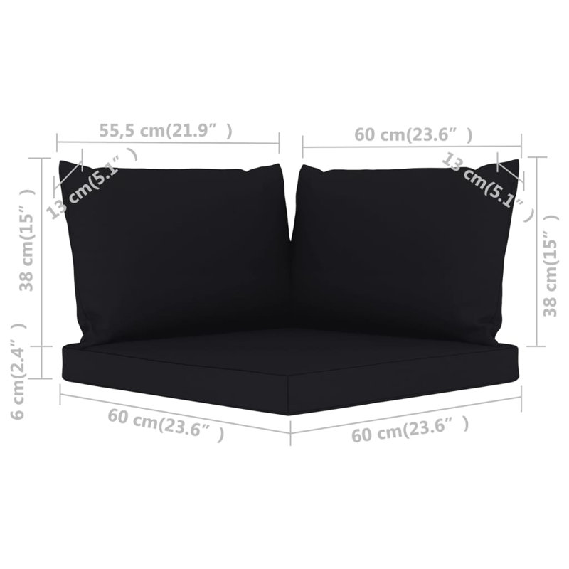 Coussin de siège / dossier d'extérieur