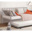 Lit de jour contemporain en métal avec couchette et structure en métal-2084711007