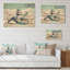 «Asian Mountain and Lake Illustration II - Landscape Japon», reproduction d'art sur bois-2060873927