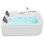 Kandace 1700mm x 119mm Acrylic Bathtub with Tap-70465968
