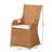 Camile Bohemian Light Honey Rattan Dining Chair