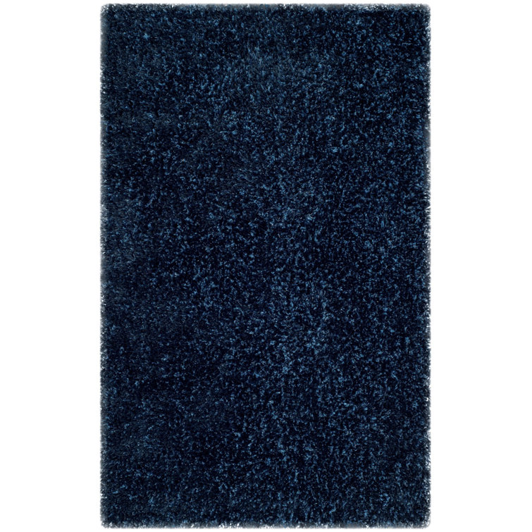 Chamiyah Shag Hand Tufted Performance Solid Color Rug