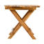 Aucune table d’appoint extérieure en bois d’acacia pliable et réglable