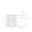Atonya Steel Step On Multi-Compartment Rubbish & Recycling Bin - 40L-1270469939