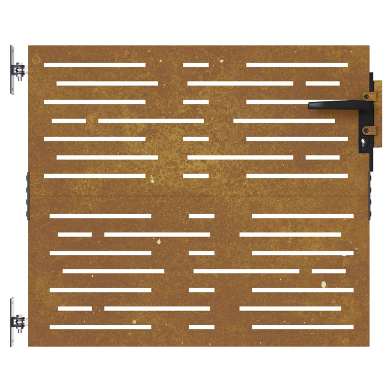Ameliyah Garden Gate, 100cm H x 85cm W x 12cm D, Rusty
