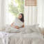  Housse de couette touffetée à rayures Shabby Chic GentleSoft ™-105311181-129483892