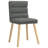 Vidaxl Dining Chair Set Of 4 Dark Grey-116118510-116118512