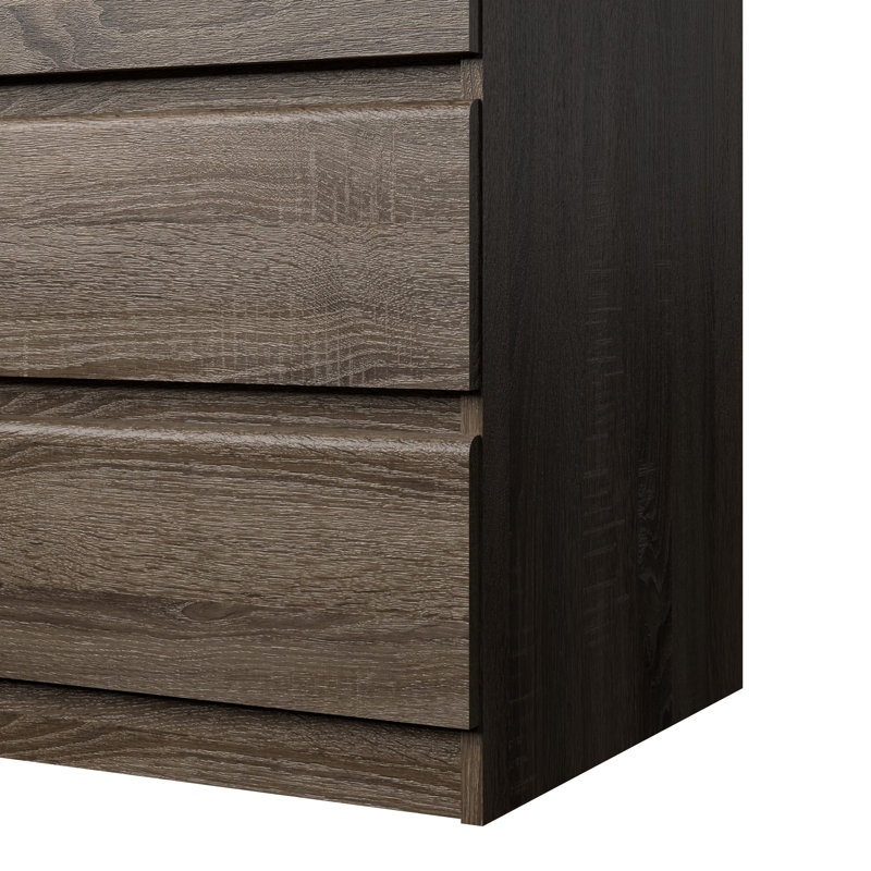Jada 6 Drawer 60.5" W Double Dresser, Truffle