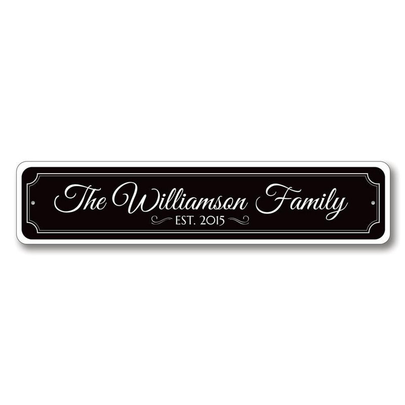 Plaque en aluminium «Anniversary», H 6 po x l 24 po x P 0,06 po