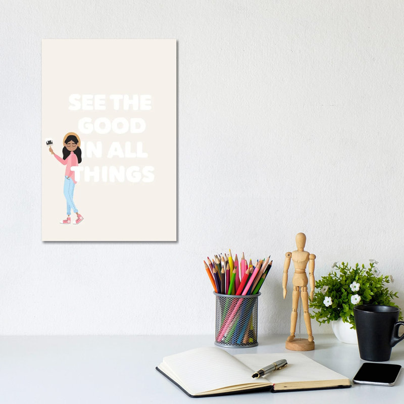 See The Good by The Beau Studio - Wrapped Canvas Print, 30.48cm H x 30.48cm W x 1.905cm D