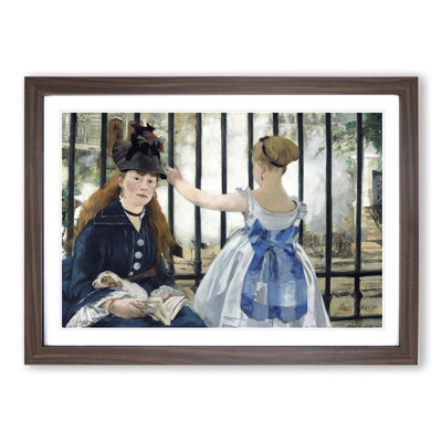 The Railway by Edouard Manet - Picture Frame Painting