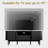 Tambour TV Stand For TVs Up To 70 Inch, TV Console With Sliding Doors-103184533