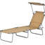 Chaise de randonnée confortable avec structure en acier stable - pliable et réglable