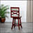 30" Bar Height X-Back Swivel Stool-577533122-577533120