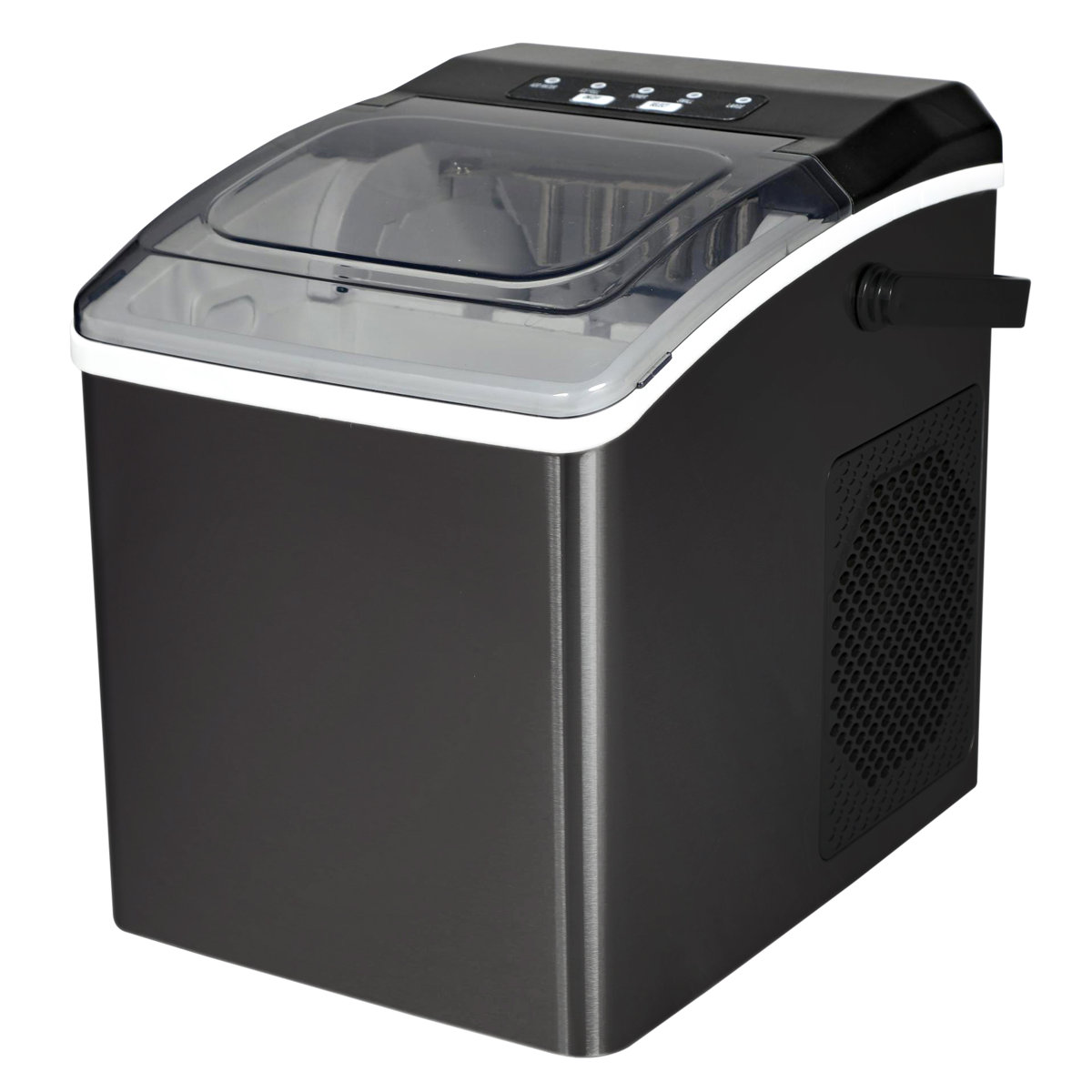 Koolatron Portable Countertop Ice Maker, 26Lbs/24Hrs, Black | Fridge.com