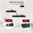 Scallop Metal Floating Shelves, 3pc Picture Ledge Set-250452713