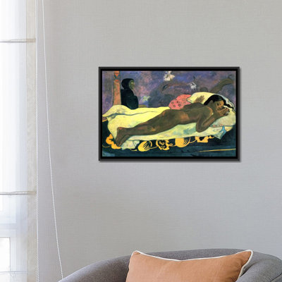 Reproduction d’art sur toile, "fille dans le lit" Paul Gauguin