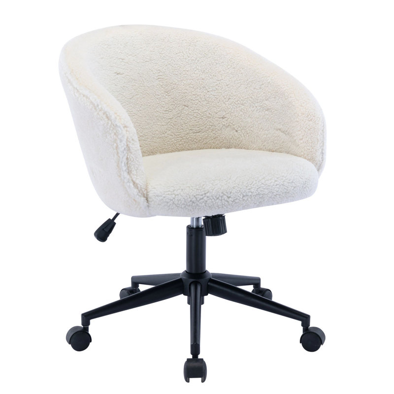 Harijs Faux Fur Task Chair