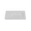 Lavabo de salle de bain mural rectangulaire en résine blanc mat 39,4 po x 19,6 po Badeloft WT-04-B-M-35943799
