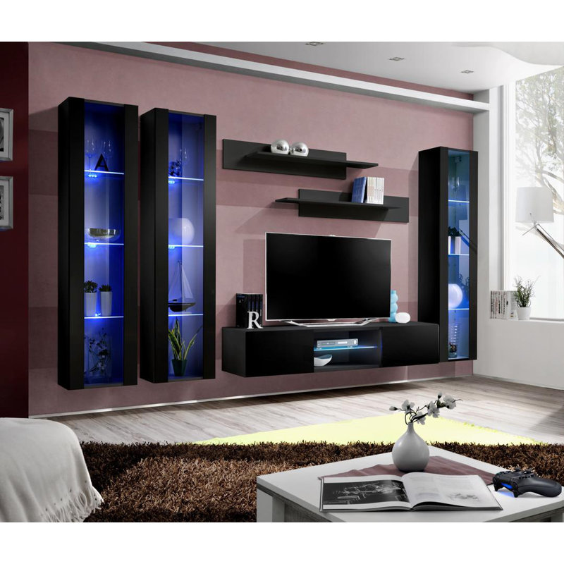 Unfinished Entertainment Centre for TVs up to 60", Black