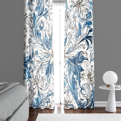 Semi Sheer Curtain Pair