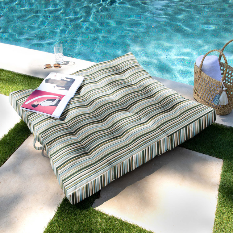 Birch Lane™ Anzie Striped Sunbrella® Indoor/Outdoor Throw Pillow | Wayfair