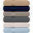 KAHAF Collection 6-Pack Bath Towels - Lightweight -  Absorbent - 100% Cotton - Shower Towels