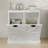 Two-Compartment Tilt-Out Laundry Sorter Cabinet With Elegant UV Painting And Removable Bags For Organized Storage