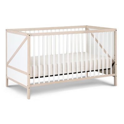Pixie Zen 3-In-1 Convertible Wood Crib with Round Spindles