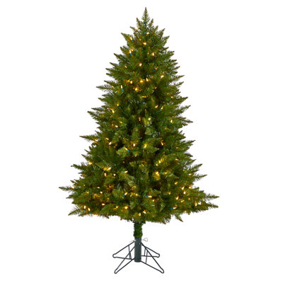 Lighted Artificial Spruce Christmas Tree