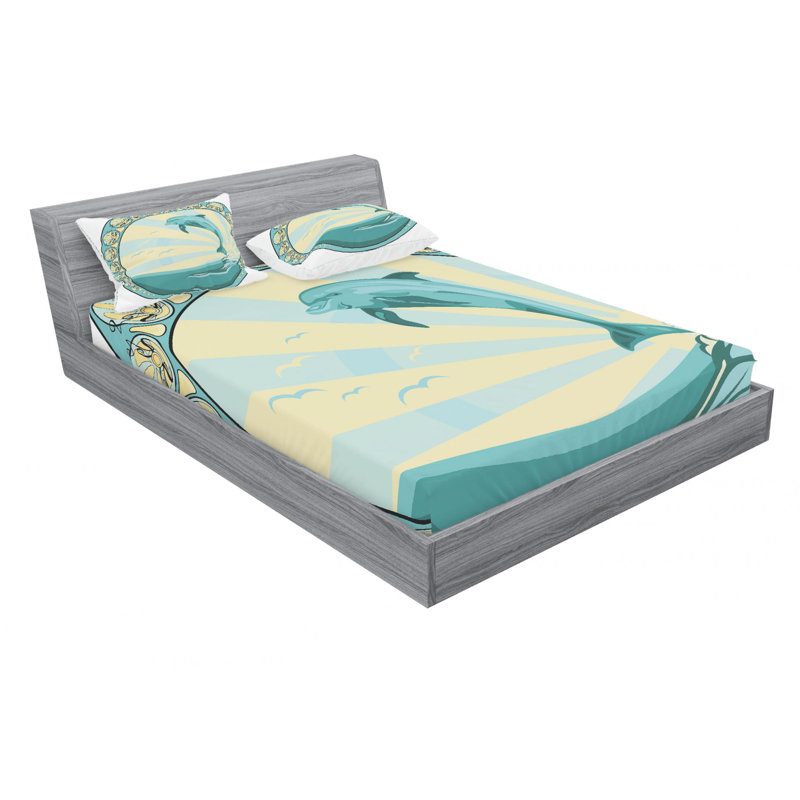 Microfiber Sheet Set, Full Sheet Set with Fitted Sheet