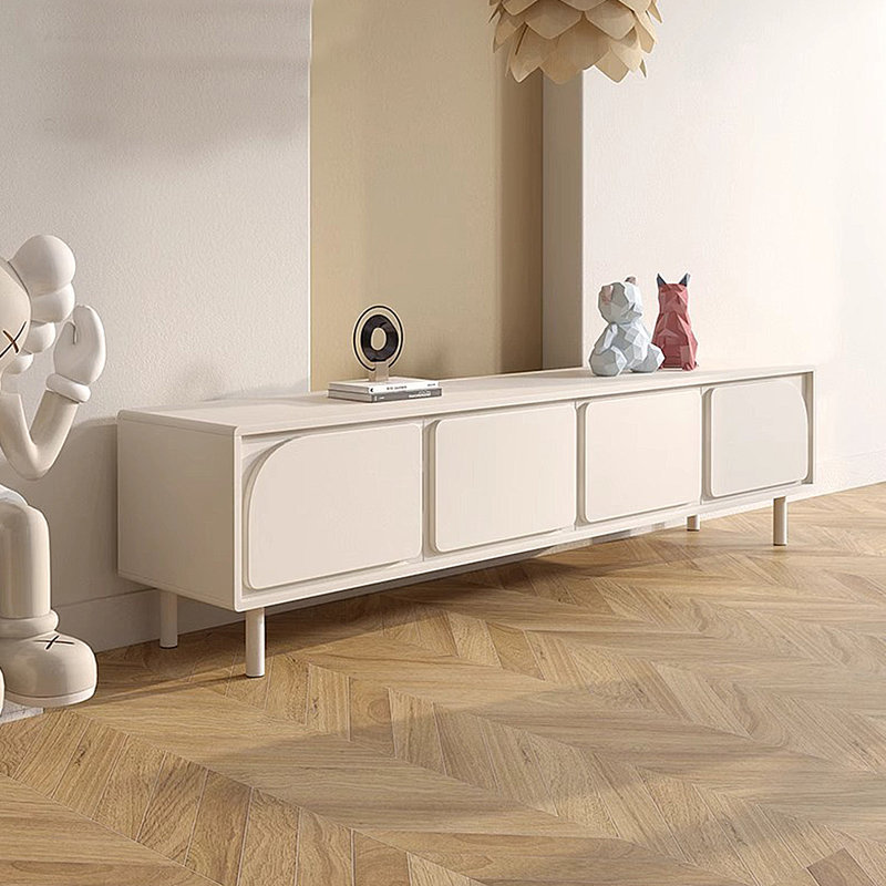 Meuble télé français de style crème, 78.74"