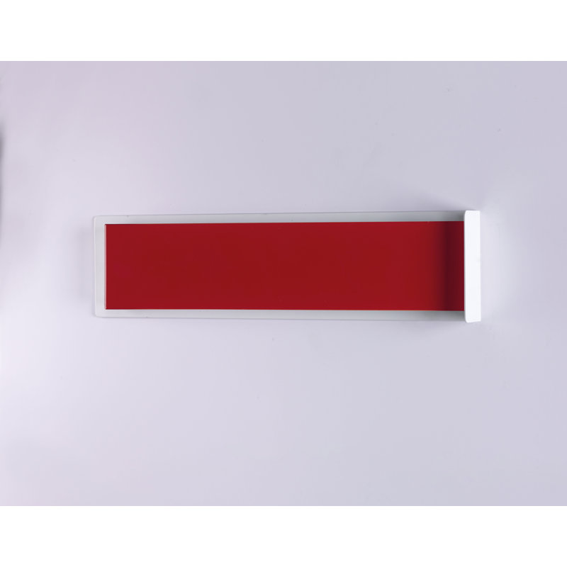 Abbraccio LED Flush Mounted Sconce, Grey, 9cm H x 34cm W x 4cm D