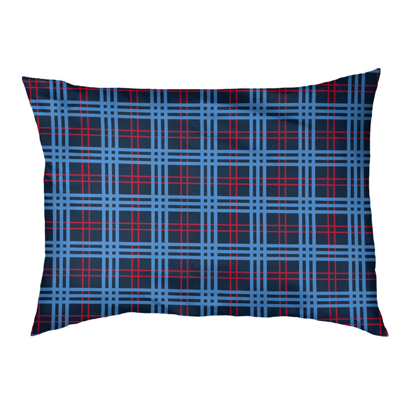 Oreiller d’intérieur de luxe Tennessee football, Grand (l 40 po x p 30 po x p 5 po), Marine / Rouge / Bleu