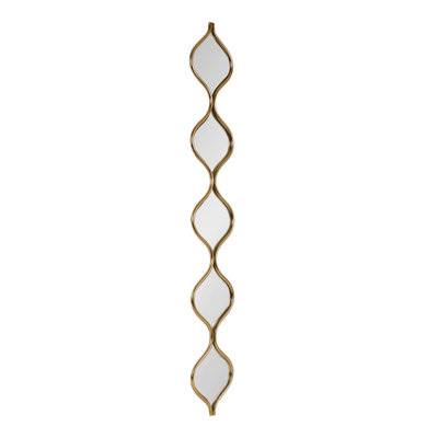 Narrow Teardrop Panel Mirror