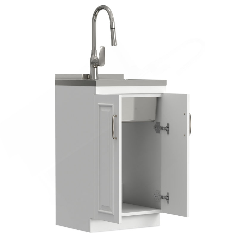 Évier et armoire à lessive 20 pouces