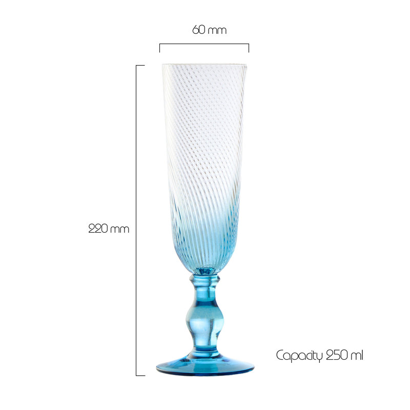 Swirl Champagne Flutes