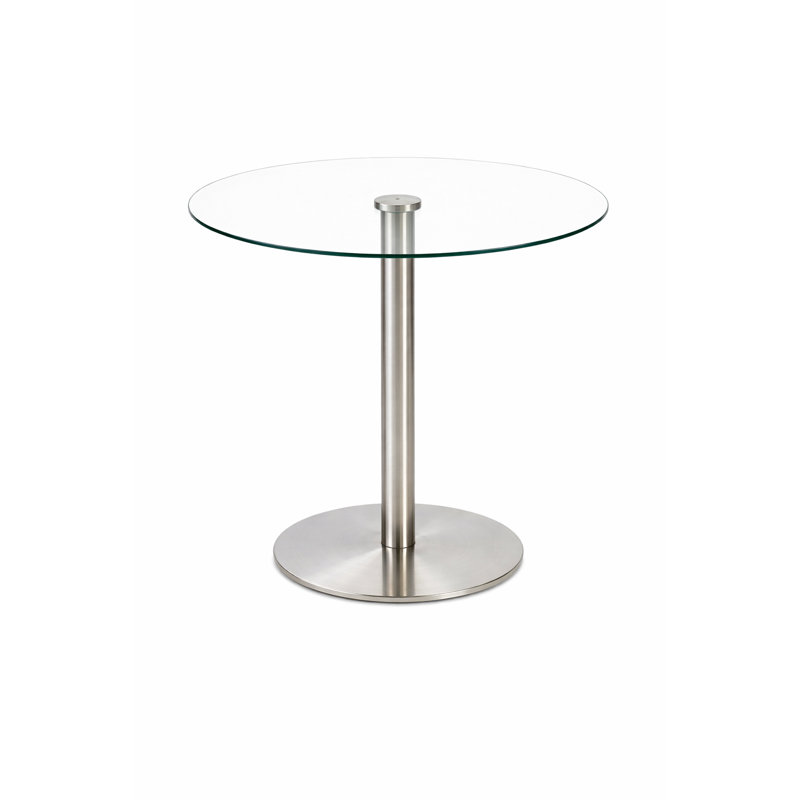 Table de salle à manger Tango, L 31,5 po x L 31,5 po, Table de comptoir (hauteur de 34,5 po), Brossé
