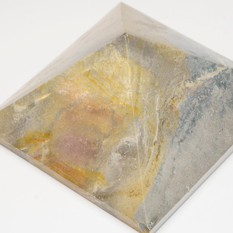 Polished Polychrome Pyramid From Madagascar (1.2 Lbs)