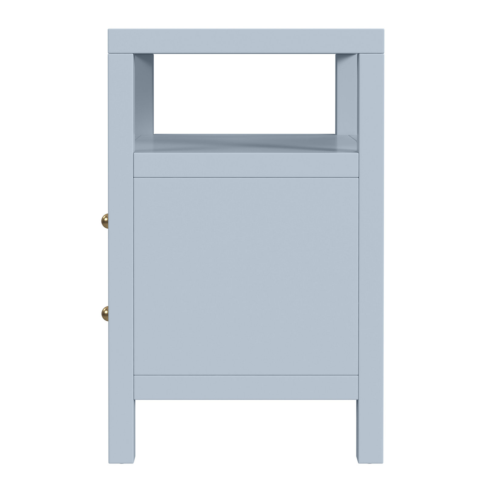 Celine 21" Acacia Nightstand, Light Blue