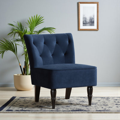 Madelyn Velvet Slipper Chair