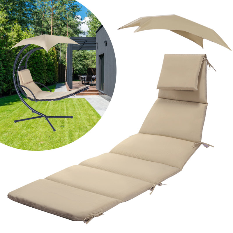 Coussin de siège Nagina, Kaki, H 2 po x l 27 po x P 88 po