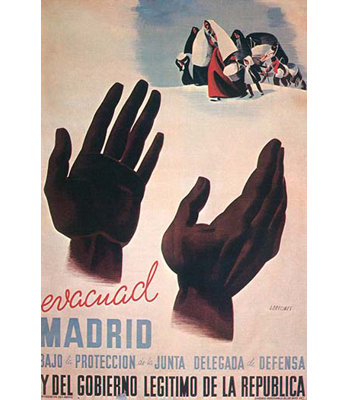 " Evacuate Madrid " by Canavate