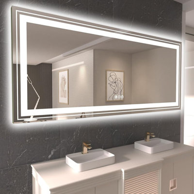 Miroir mural anti-buée