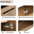 Bathroom Vanity Freestanding 24". Black Ceramic Basin, Soft-Close Doors, Metal Handle, Adjustable Shelf. Construction 24" Sink Vanity. 2 Strong Plywood Cabinet-1067391258-1067391256-1067391259