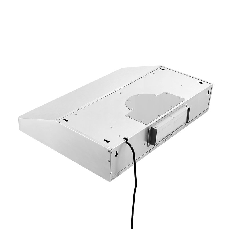Hotte sous un meuble à conduit 36 "de couleur argent