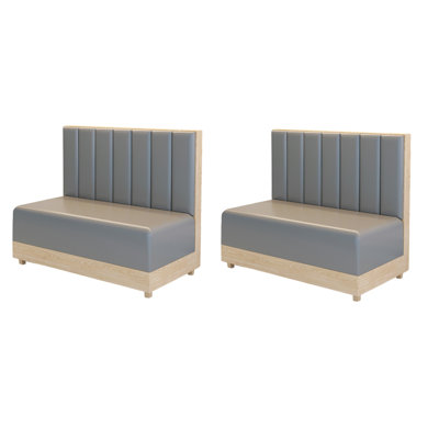 Banc rembourré en similicuir Modern Modern