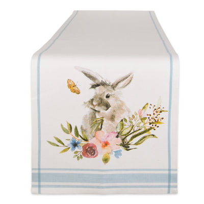 Rosenthal Garden Bunny Printed Table Runner
